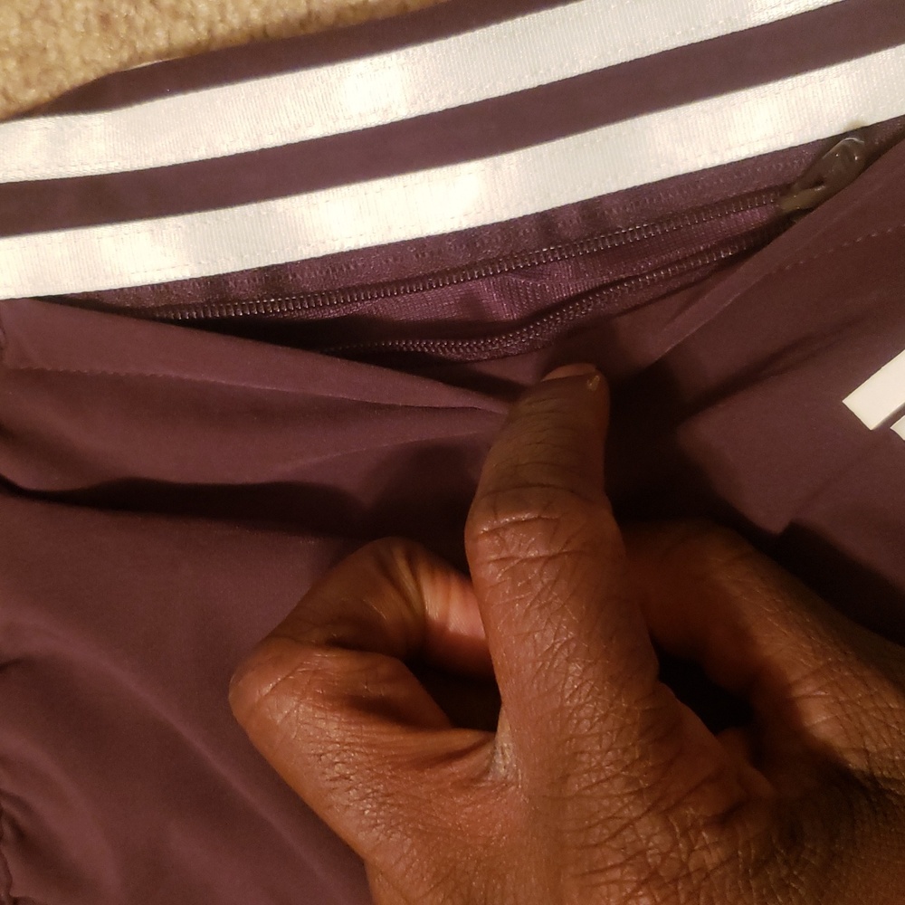 Adidas Women's Tiro Maroon Shorts - Picture 7 of 14